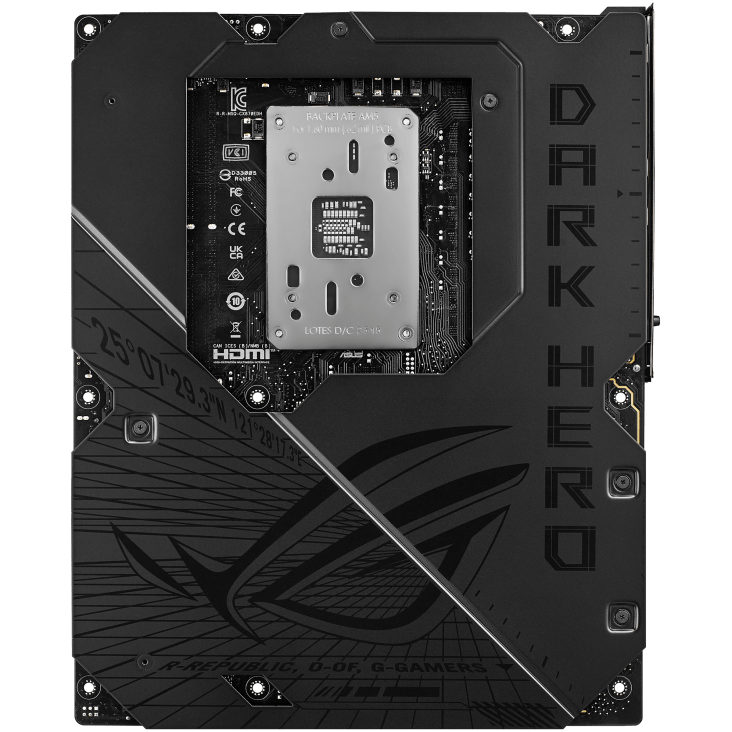 ROG Crosshair X870E Dark Hero Motherboard (Hardware) - Review 7 h732 5 https://www.mkaugaming.com/all-review-list/rog-crosshair-x870e-dark-hero-motherboard-hardware-review/