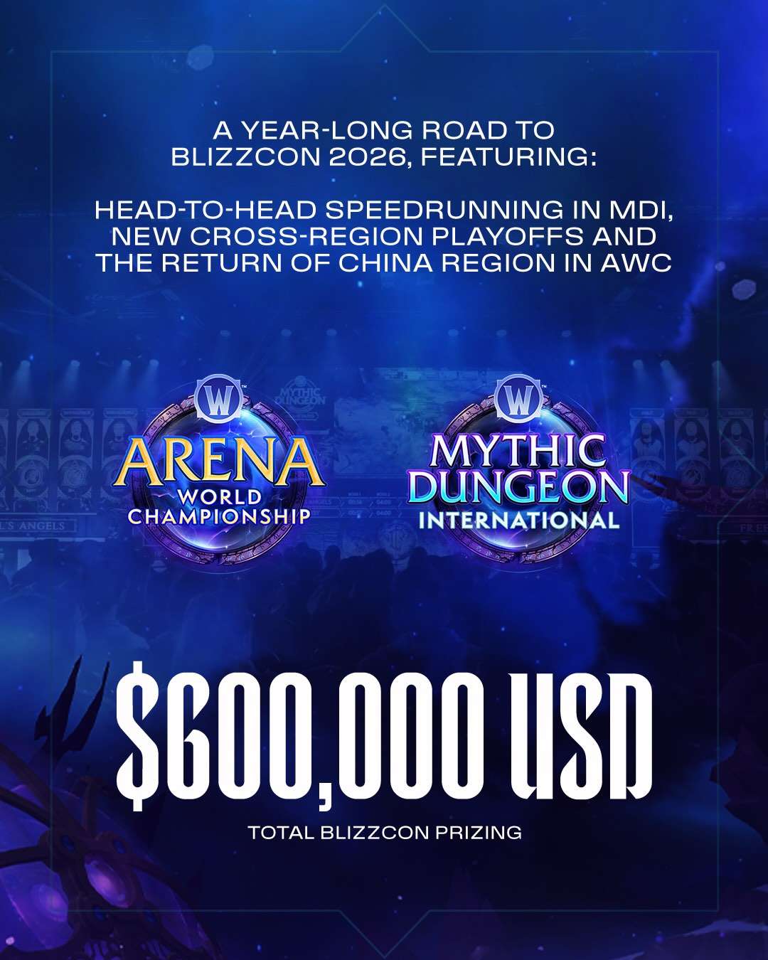 Esports Take Center Stage at BlizzCon 2026 - WoW AWC and MDI, Overwatch World Cup, Hearthstone Masters Tour, & The Debut Of The Blizzard Classic Cup 5 BlizzCon Esports WoW88 https://www.mkaugaming.com/esports-take-center-stage-at-blizzcon-2026-wow-awc-and-mdi-overwatch-world-cup-hearthstone-masters-tour-the-debut-of-the-blizzard-classic-cup/