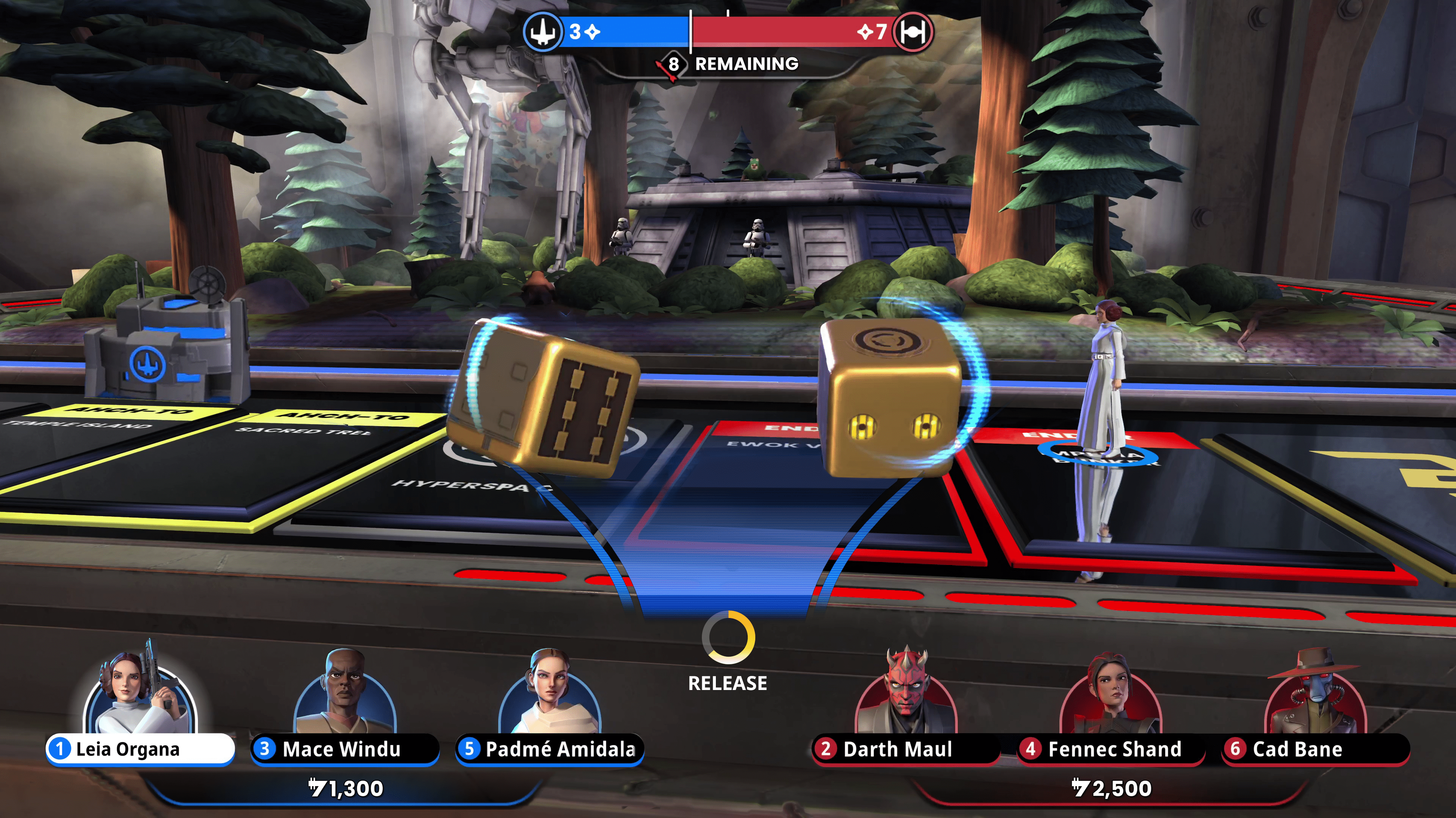 Prepare For A Galactic Showdown In Monopoly: Star Wars Heroes Vs. Villains 5 MSW Screenshot DiceRoll https://www.mkaugaming.com/prepare-for-a-galactic-showdown-in-monopoly-star-wars-heroes-vs-villains/
