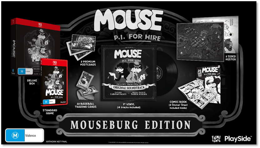 MOUSE: P.I. For Hire Physical Editions Coming 10th July 2 gegag 1 https://www.mkaugaming.com/mouse-p-i-for-hire-physical-editions-coming-10th-july/