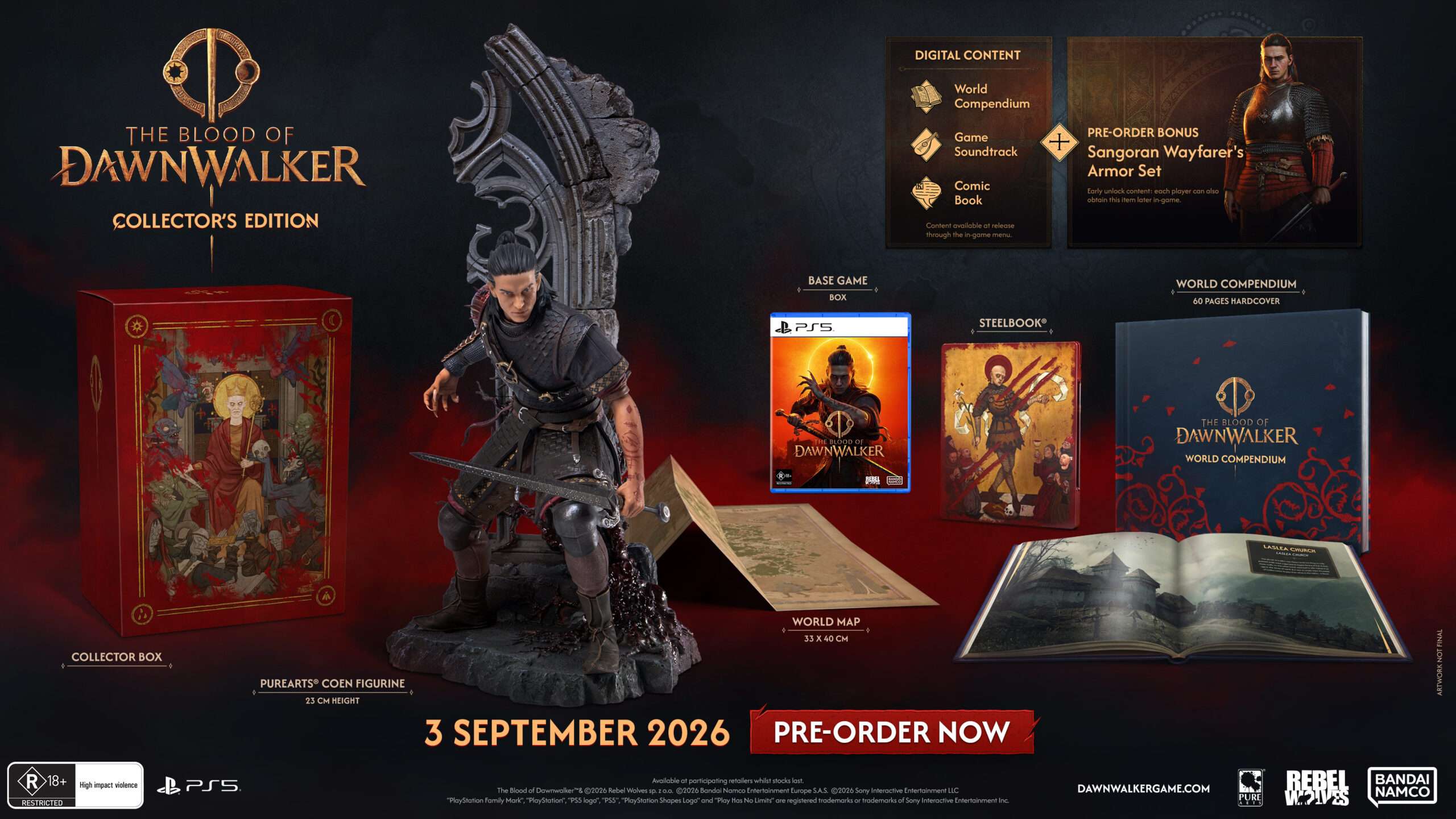 The Blood of Dawnwalker Will Launch September 3 – Rebel Wolves Revealed Key Details On Its Upcoming Dark Fantasy Action RPG 2 DAWNWALKER COLLECTOR EDITIONS BEAUTYSHOTS 4K PS5 ANZ scaled https://www.mkaugaming.com/the-blood-of-dawnwalker-will-launch-september-3-rebel-wolves-revealed-key-details-on-its-upcoming-dark-fantasy-action-rpg/