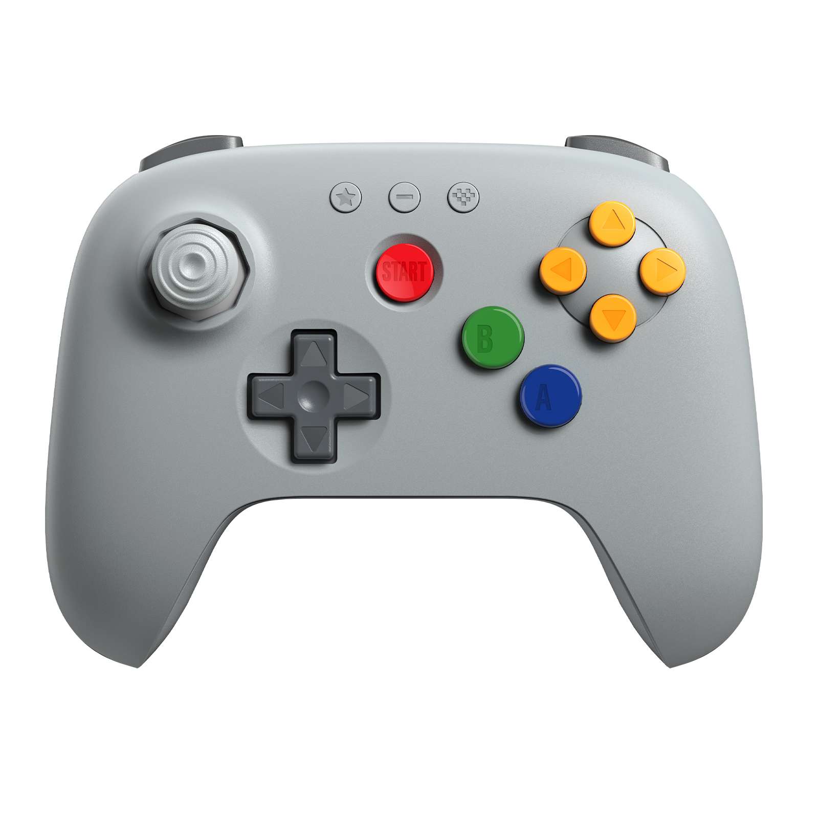 8BitDo 64 Bluetooth Controller (Hardware) - Review 2 8BitDo 64 Bluetooth Controller Classic Grey 6 https://www.mkaugaming.com/all-review-list/8bitdo-64-bluetooth-controller-hardware-review/