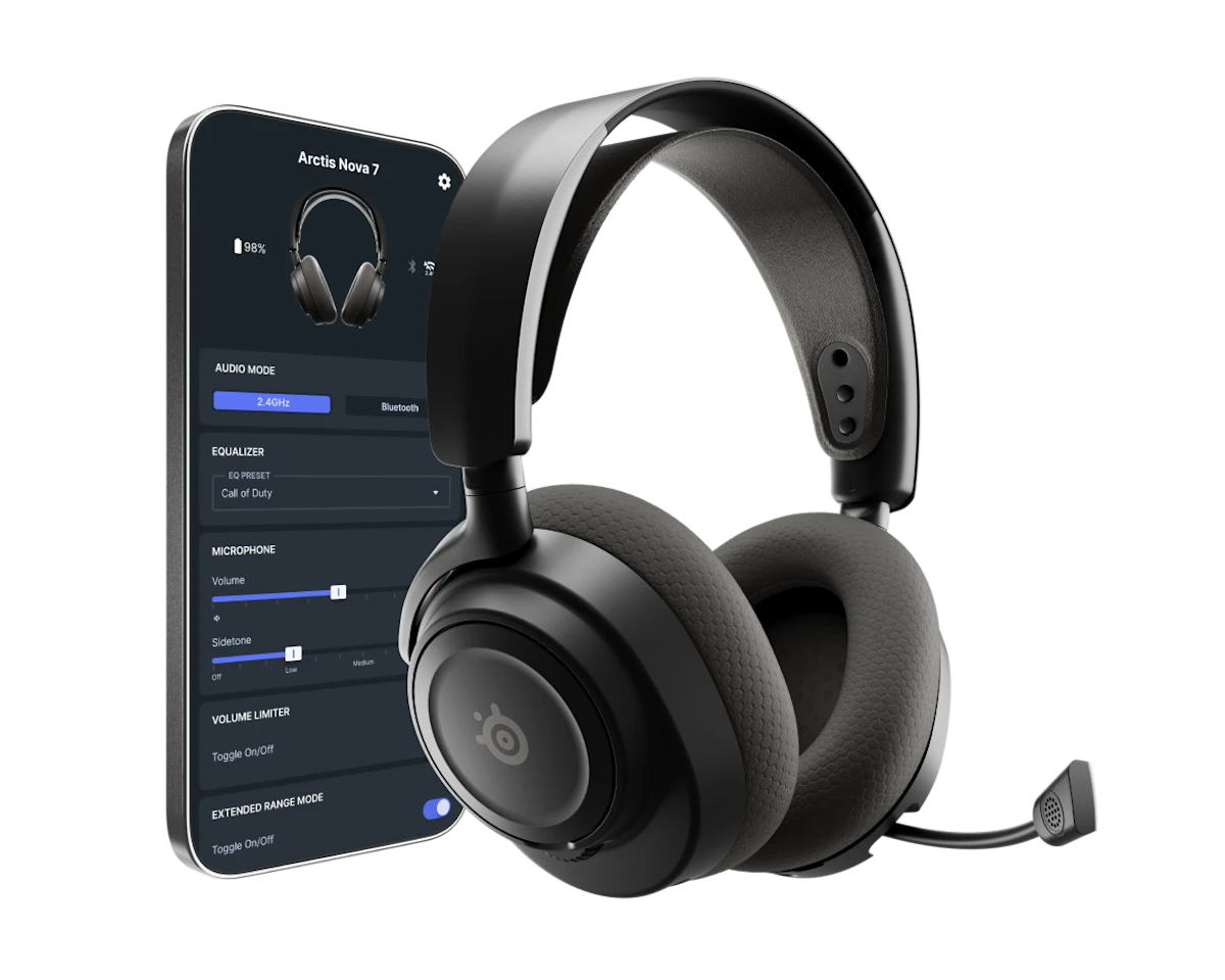 SteelSeries Arctis Nova 7 Wireless Gen 2 Headset (Hardware) - Review 2 arctis nova 7 wl gen 2 black pdp img buy 02 https://www.mkaugaming.com/all-review-list/steelseries-arctis-nova-7-wireless-gen-2-headset-hardware-review/