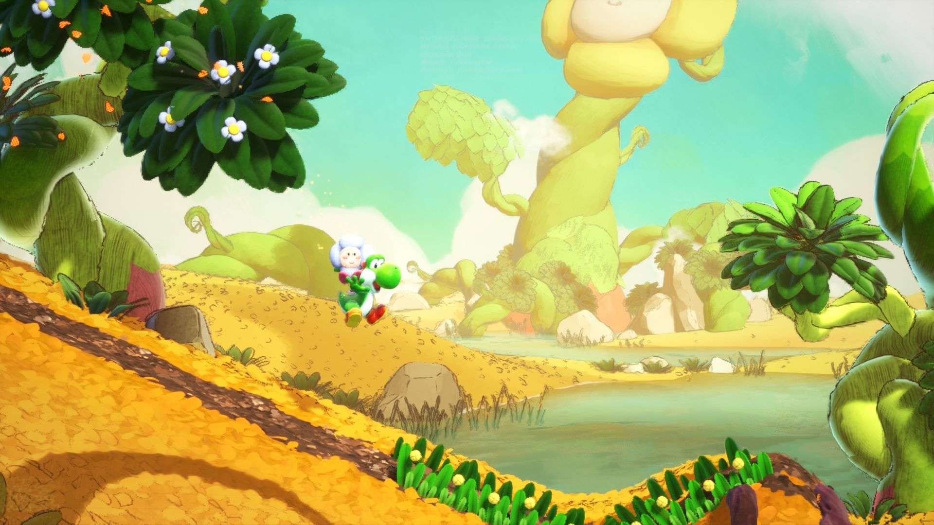 yoshi and the mysterious book screenshot 01 https://www.mkaugaming.com/all-review-list/yoshi-and-the-mysterious-book-nintendo-switch-2-review/