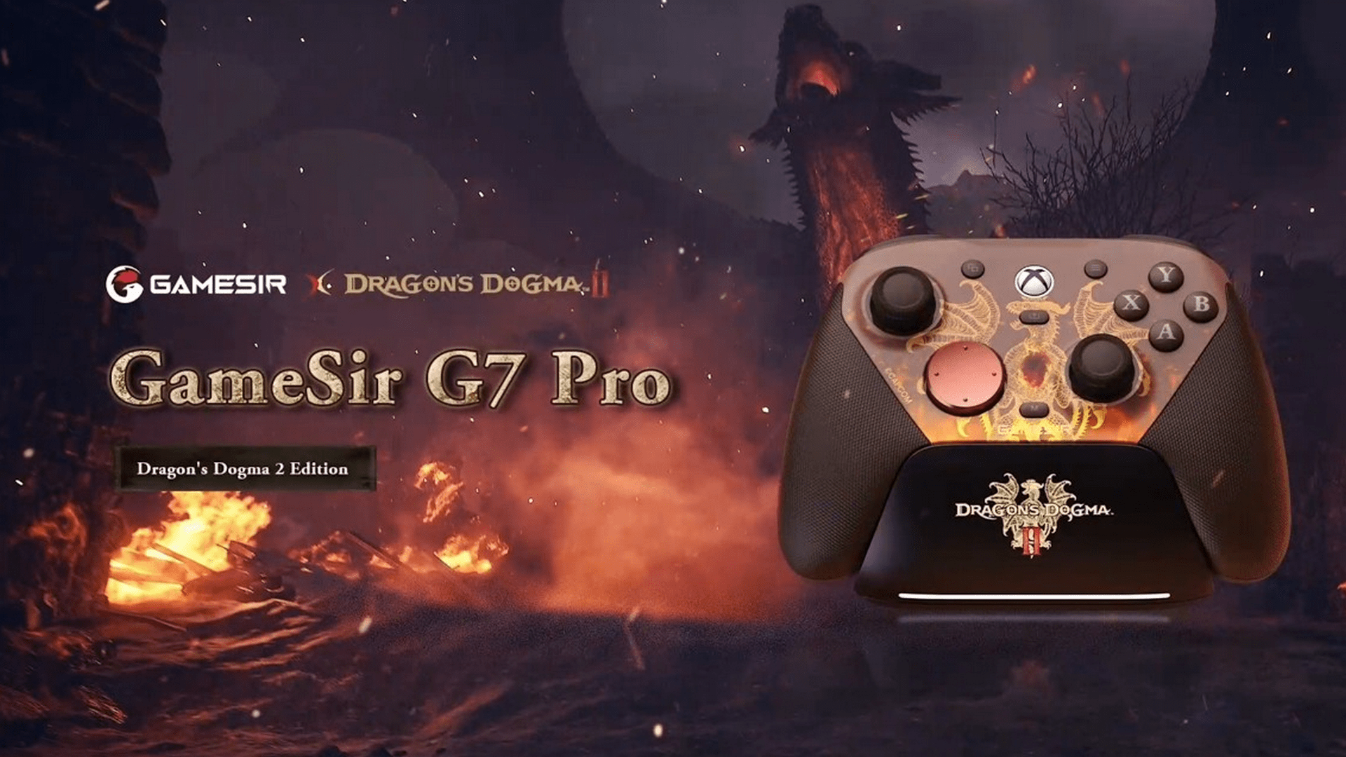 GameSir Unleashes G7 Pro Dragon’s Dogma 2 Edition: A Legendary Controller Forged For Arisen