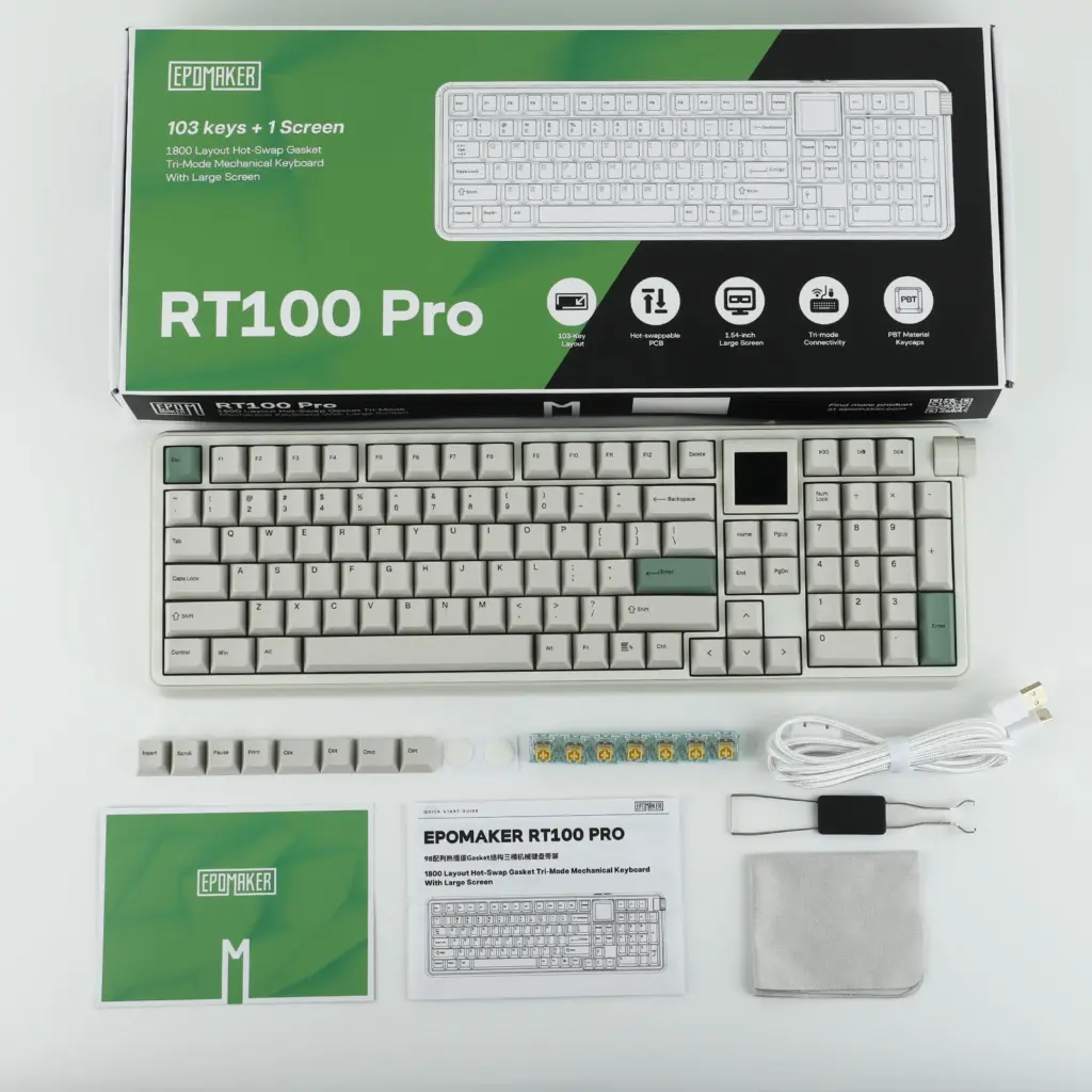 EPOMAKER RT100 PRO Keyboard (Hardware) - Review 7 EPOMAKERRT100PRO 1 e2c10771 480f 478f 89c8 2f71d2a8d612 https://www.mkaugaming.com/all-review-list/epomaker-rt100-pro-keyboard-hardware-review/