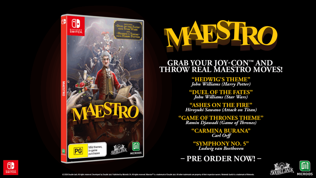 Maestro Physical Edition Launches on Nintendo Switch on September 17 1 geaga https://www.mkaugaming.com/maestro-physical-edition-launches-on-nintendo-switch-on-september-17/
